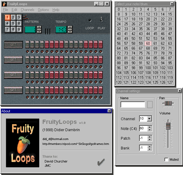 fruityloopsversion1